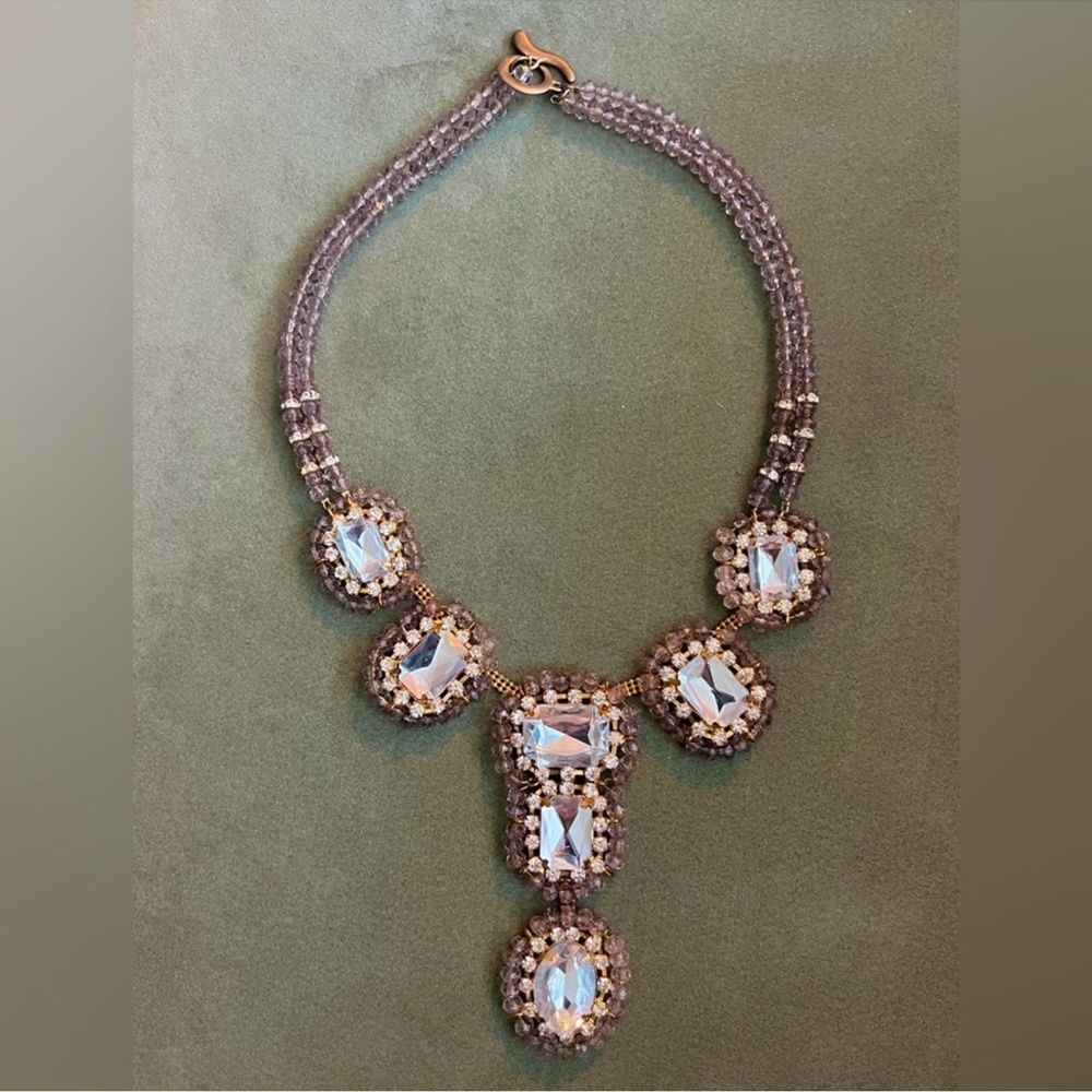 Anthropologie Crystal and Silver Necklace - ✨BUNDLE AND SAVE!!!!✨